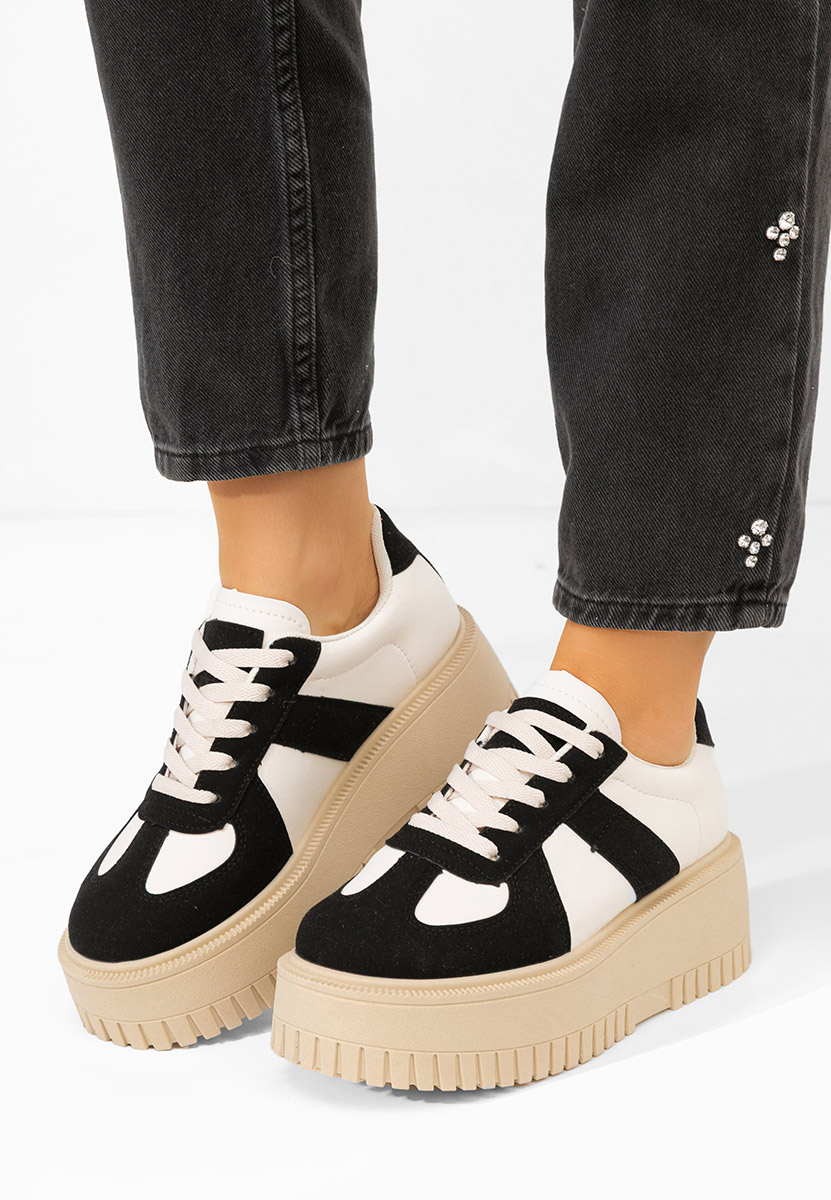 Sneakers con plateau Michele nero