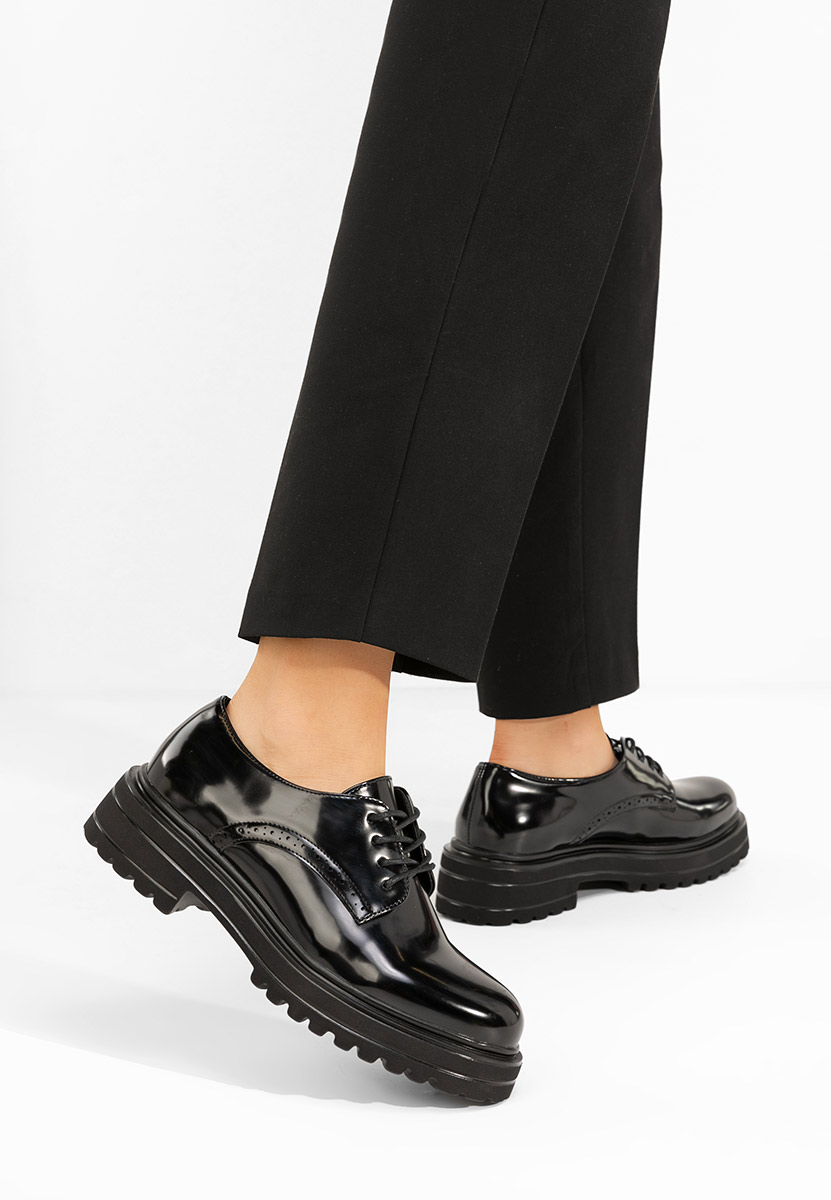 Scarpe oxford donna Danina V2 nero