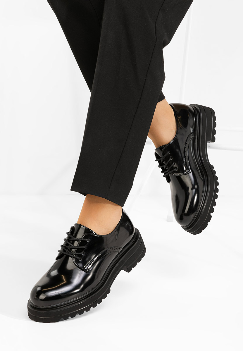 Scarpe oxford donna Danina V2 nero