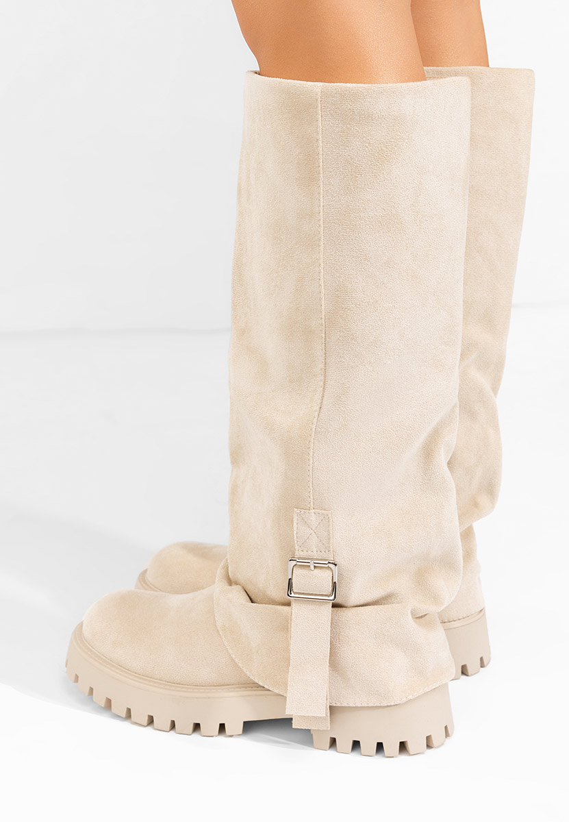 Stivali alti Emmalin beige