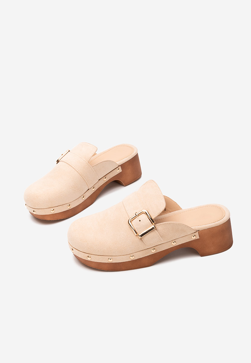 Zoccoli donna Advika V2 beige