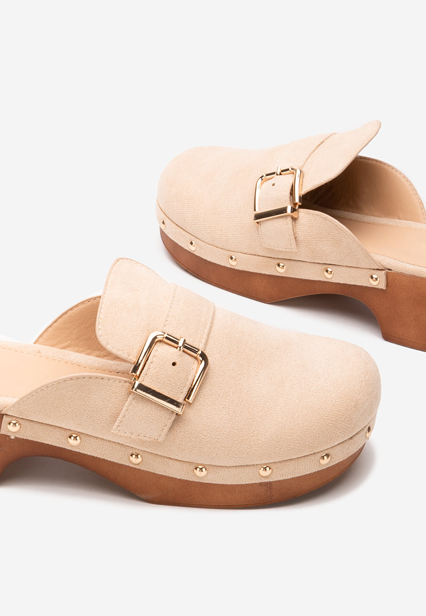 Zoccoli donna Advika V2 beige