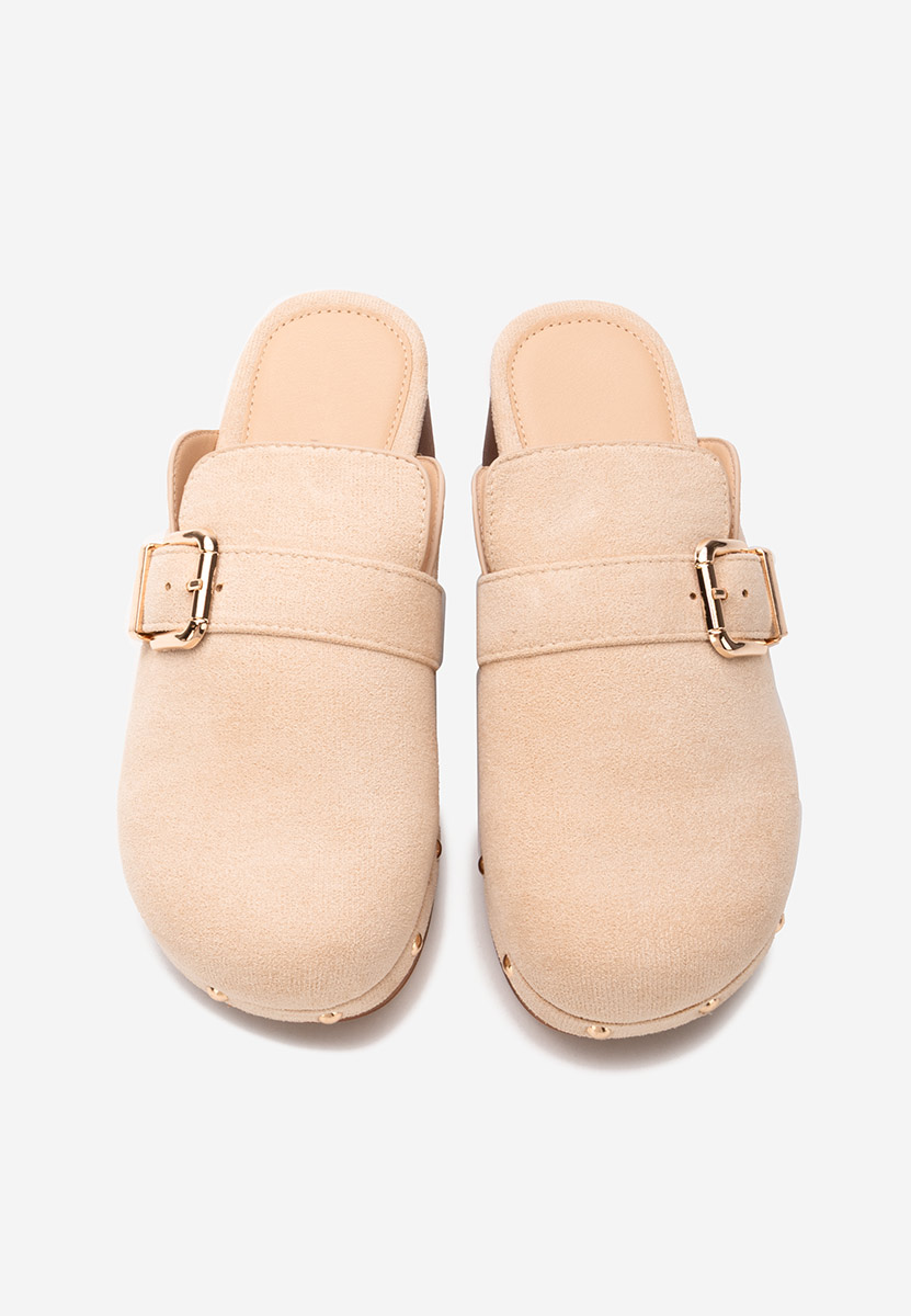 Zoccoli donna Advika V2 beige