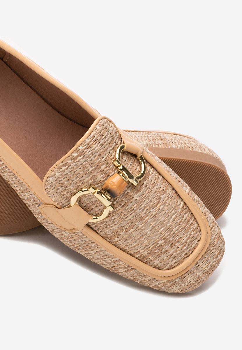 Mocassini da donna Estova cachi