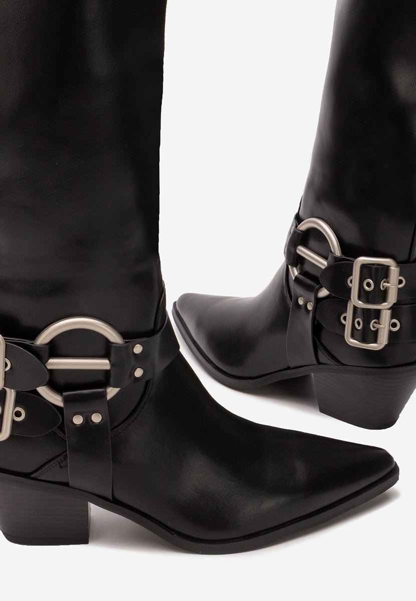 Stivali con tacco Laoise V2 nero Stivali con tacco Laoise V2 nero