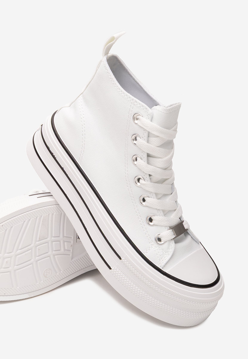 Scarpe da ginnastica con piattaforma Kimala V3 bianchi