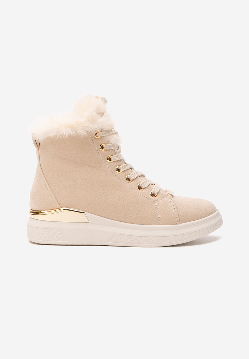 Sneakers donna invernali Clyra beige