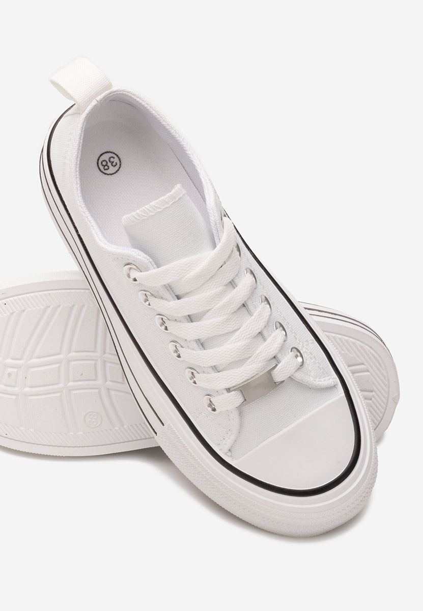 Scarpe da ginnastica con piattaforma Kimala bianchi