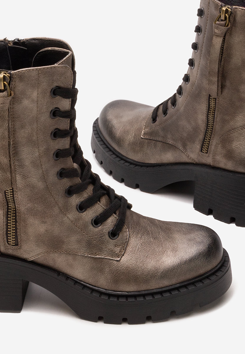 Scarponcini donna Miralis cachi