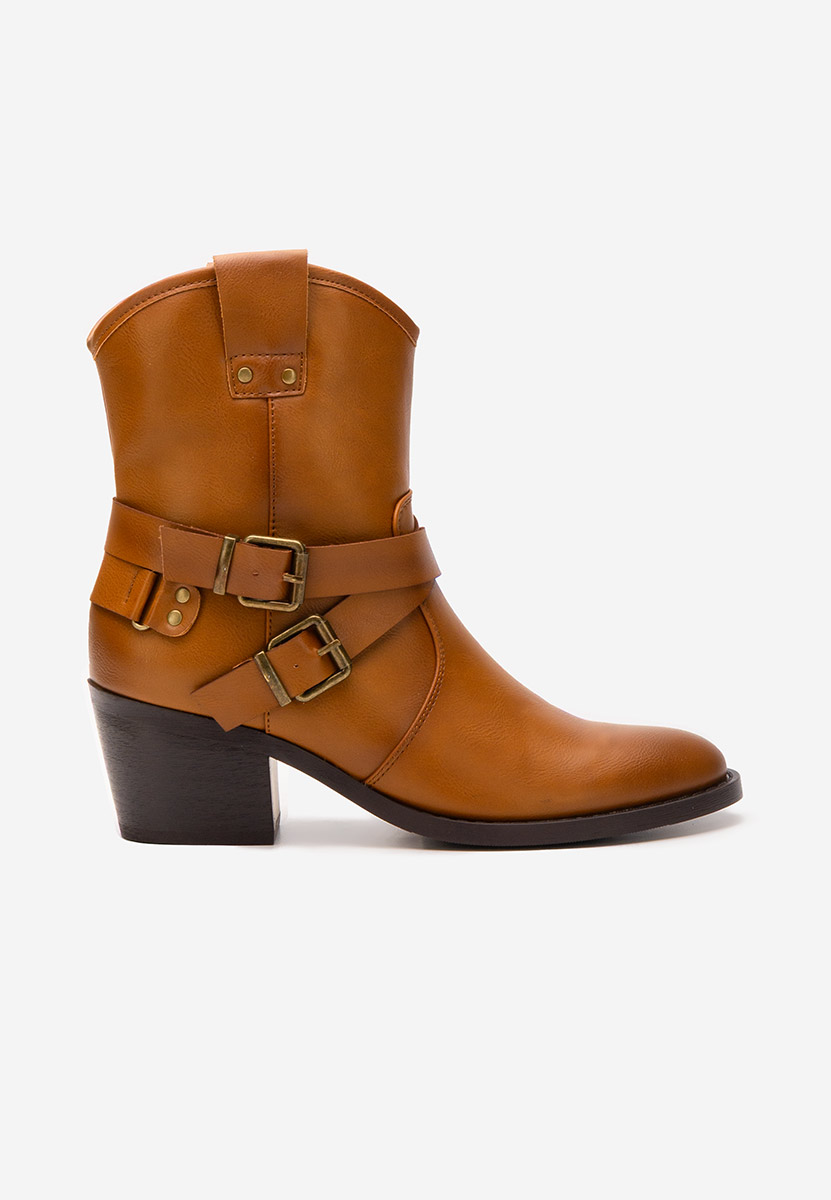 Stivaletti texani donna Lestery camel