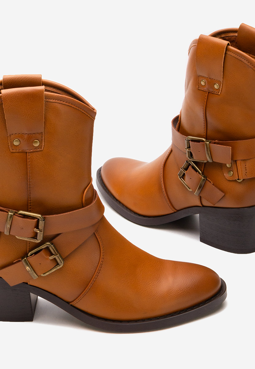 Stivaletti texani donna Lestery camel