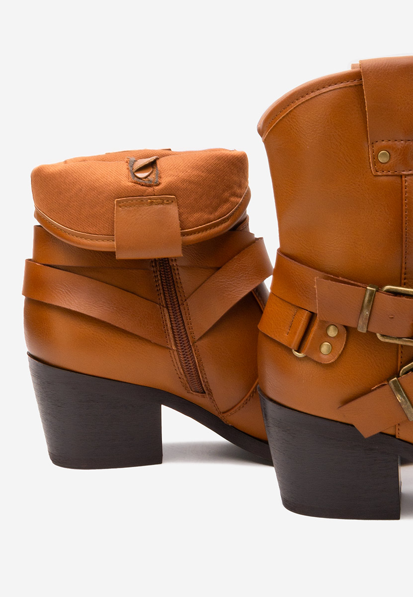 Stivaletti texani donna Lestery camel