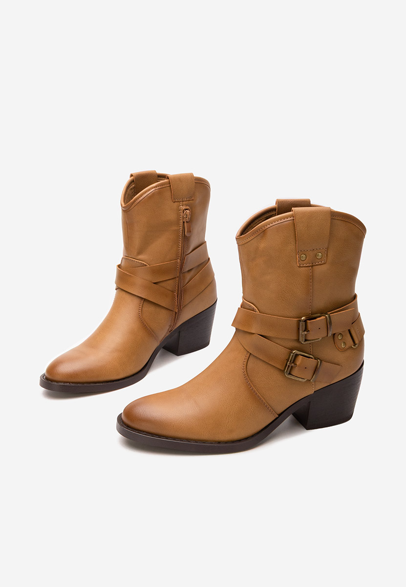 Stivaletti texani donna Lestery cachi