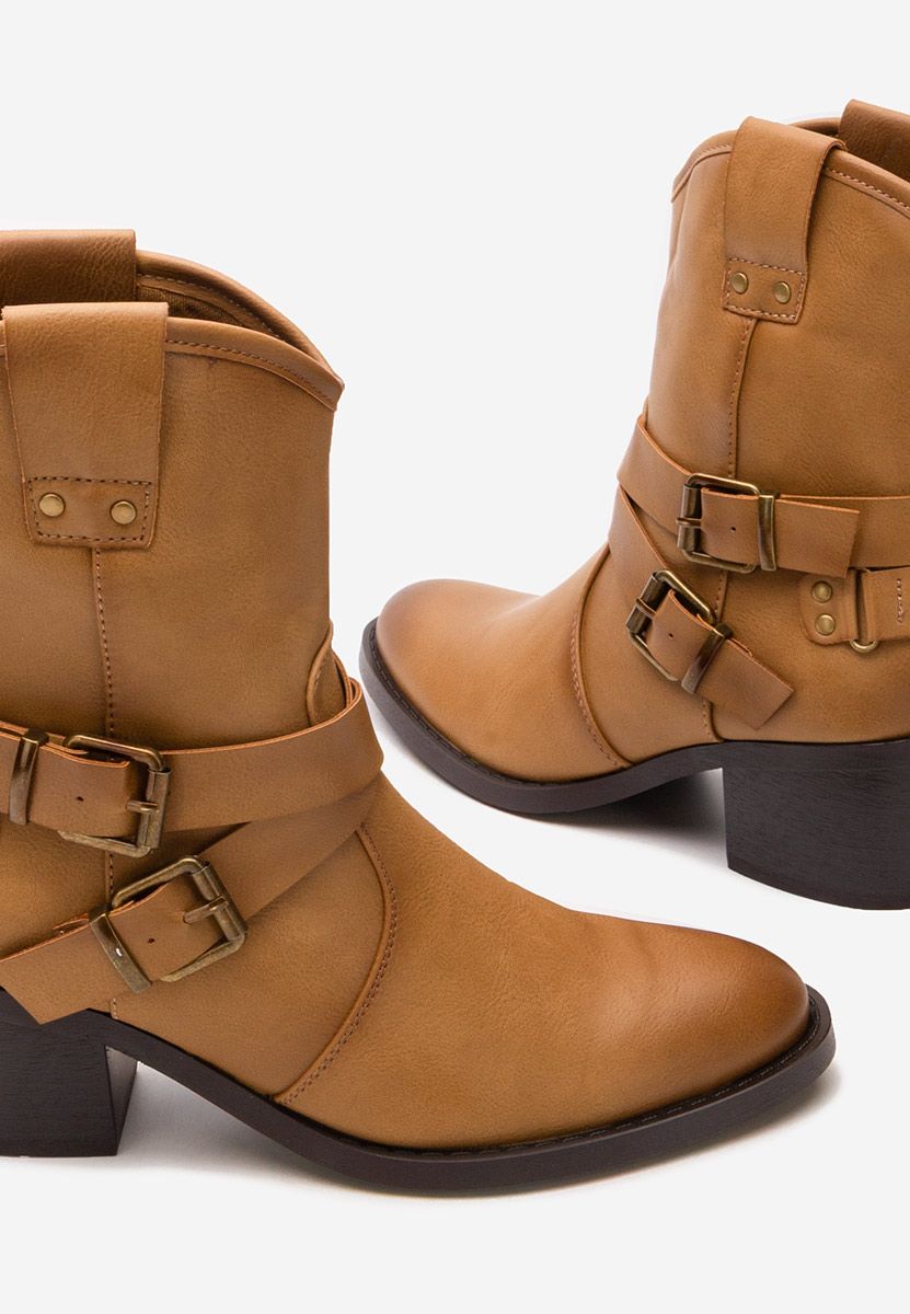 Stivaletti texani donna Lestery cachi