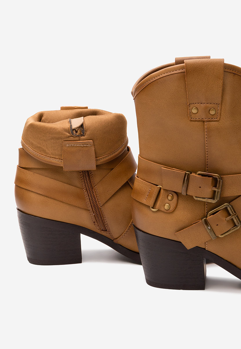 Stivaletti texani donna Lestery cachi