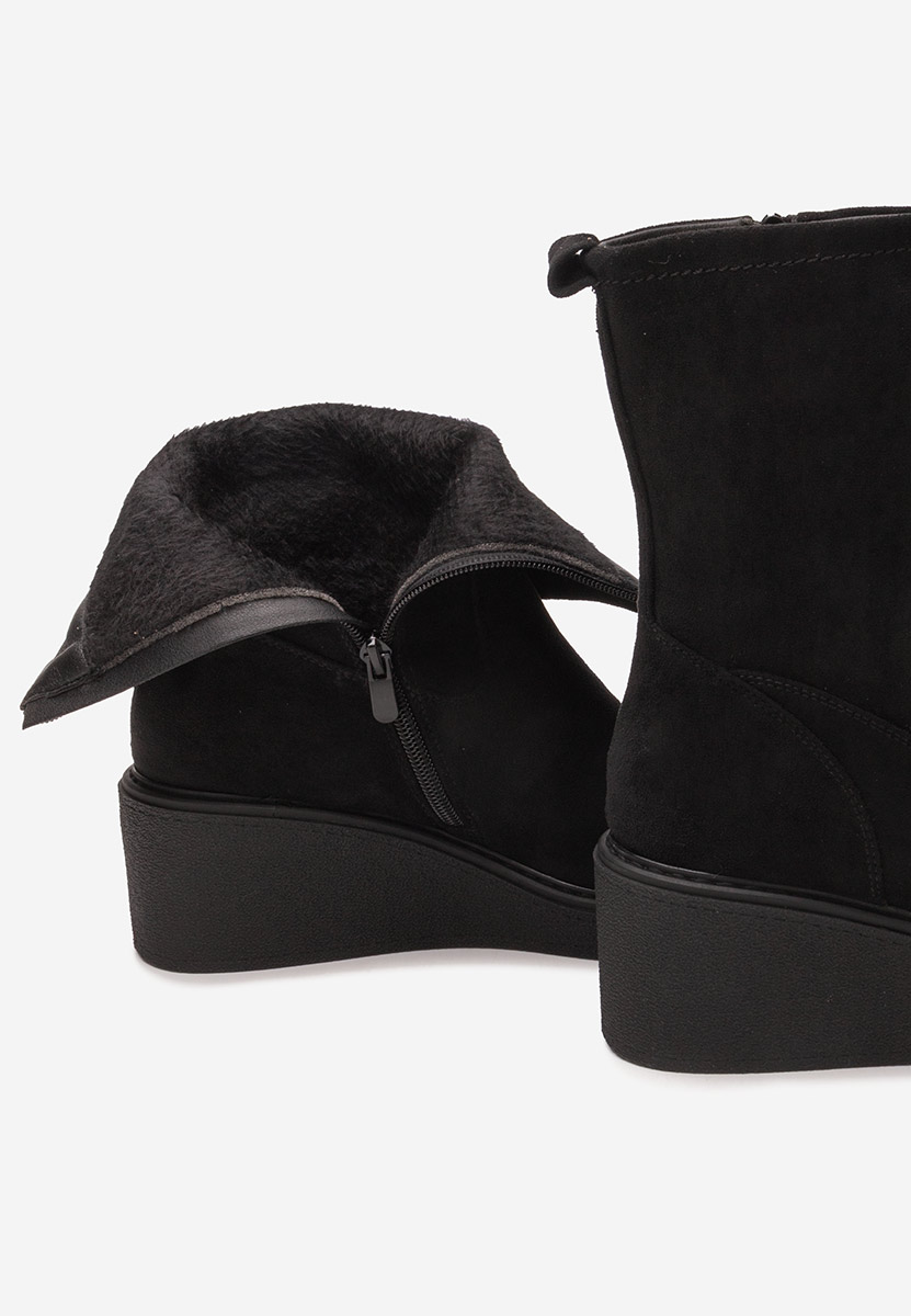 Tronchetti con zeppa Lysara nero