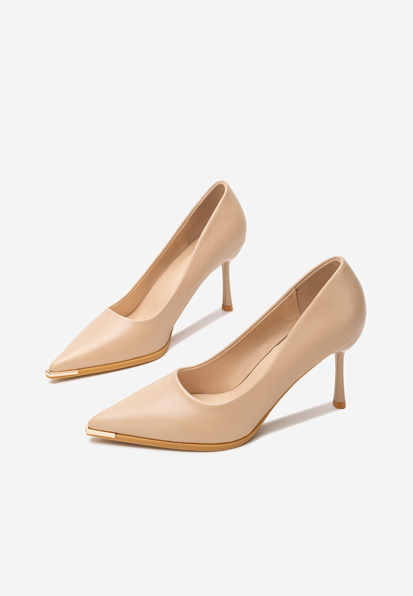 Décolleté tacco a spillo Nideia beige