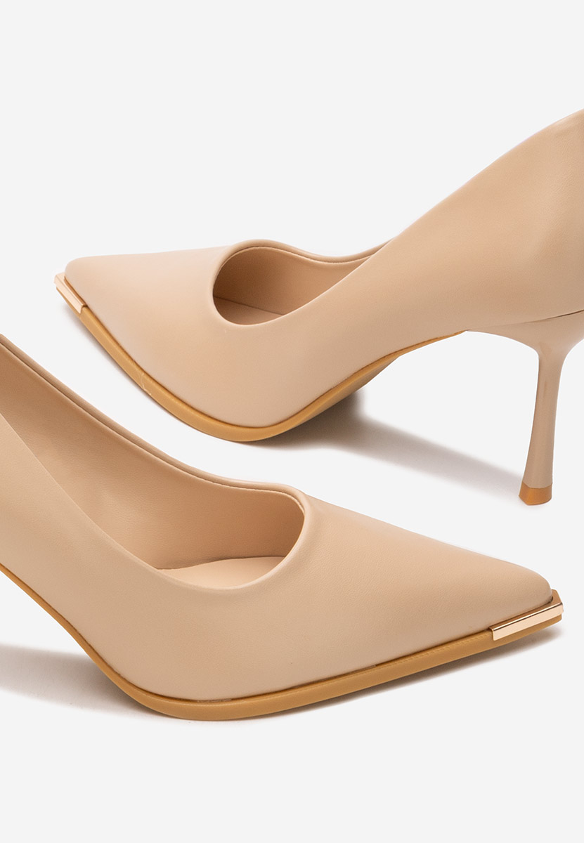 Décolleté tacco a spillo Nideia beige