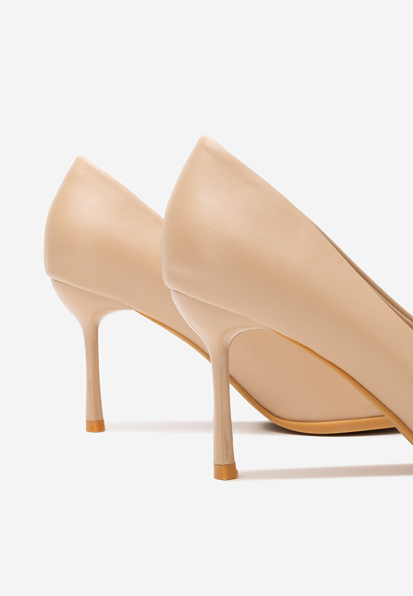 Décolleté tacco a spillo Nideia beige