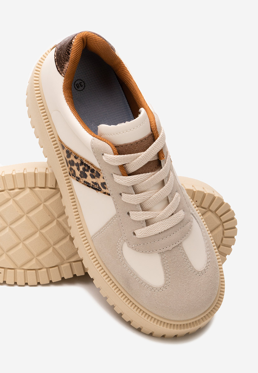 Sneakers con plateau Michele leopardi