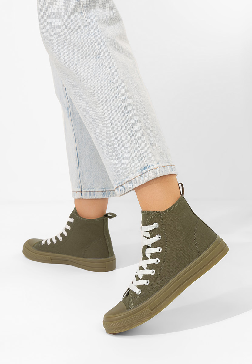 Scarpe da ginnastica High-Top Thyora verdi