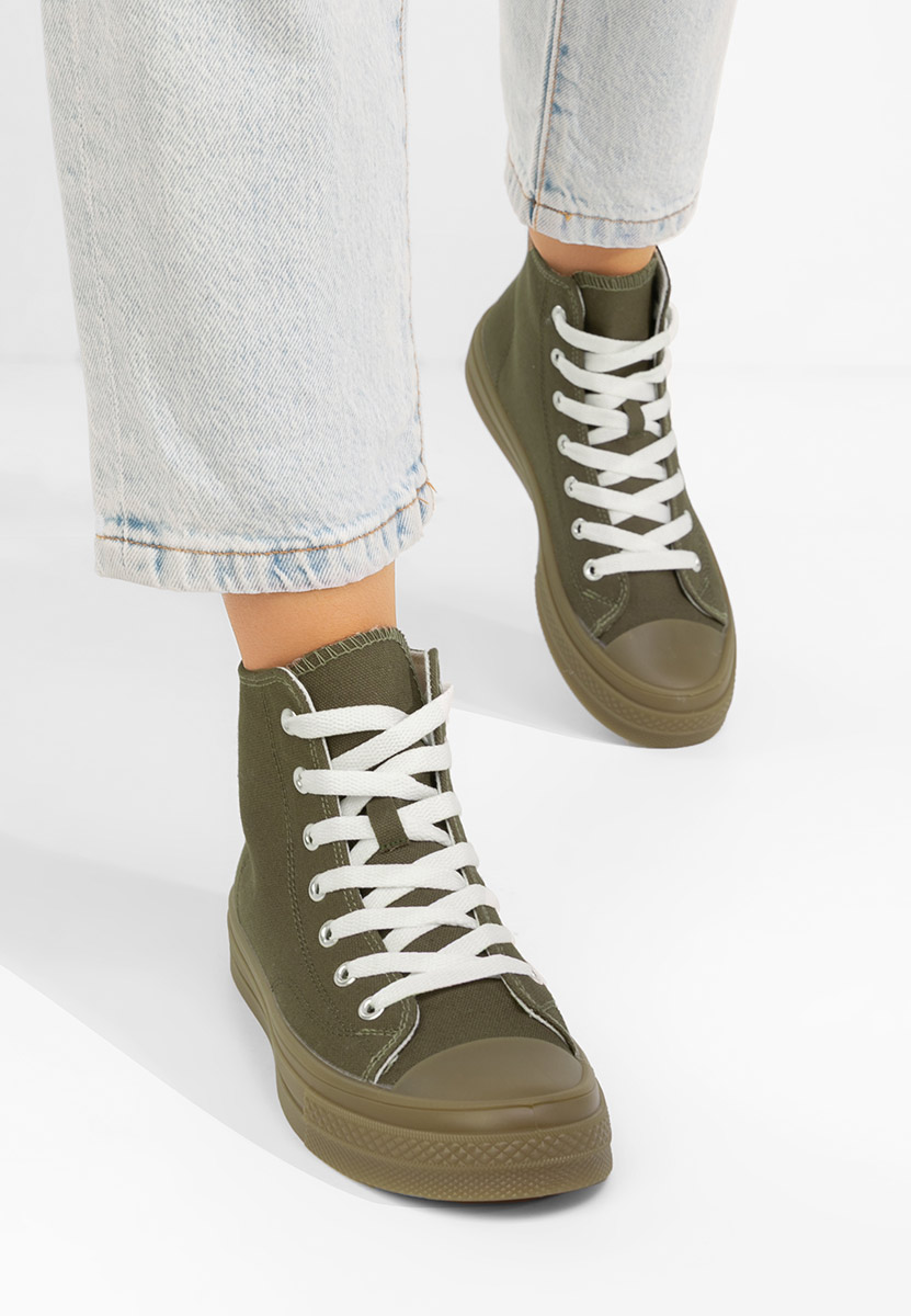 Scarpe da ginnastica High-Top Thyora verdi