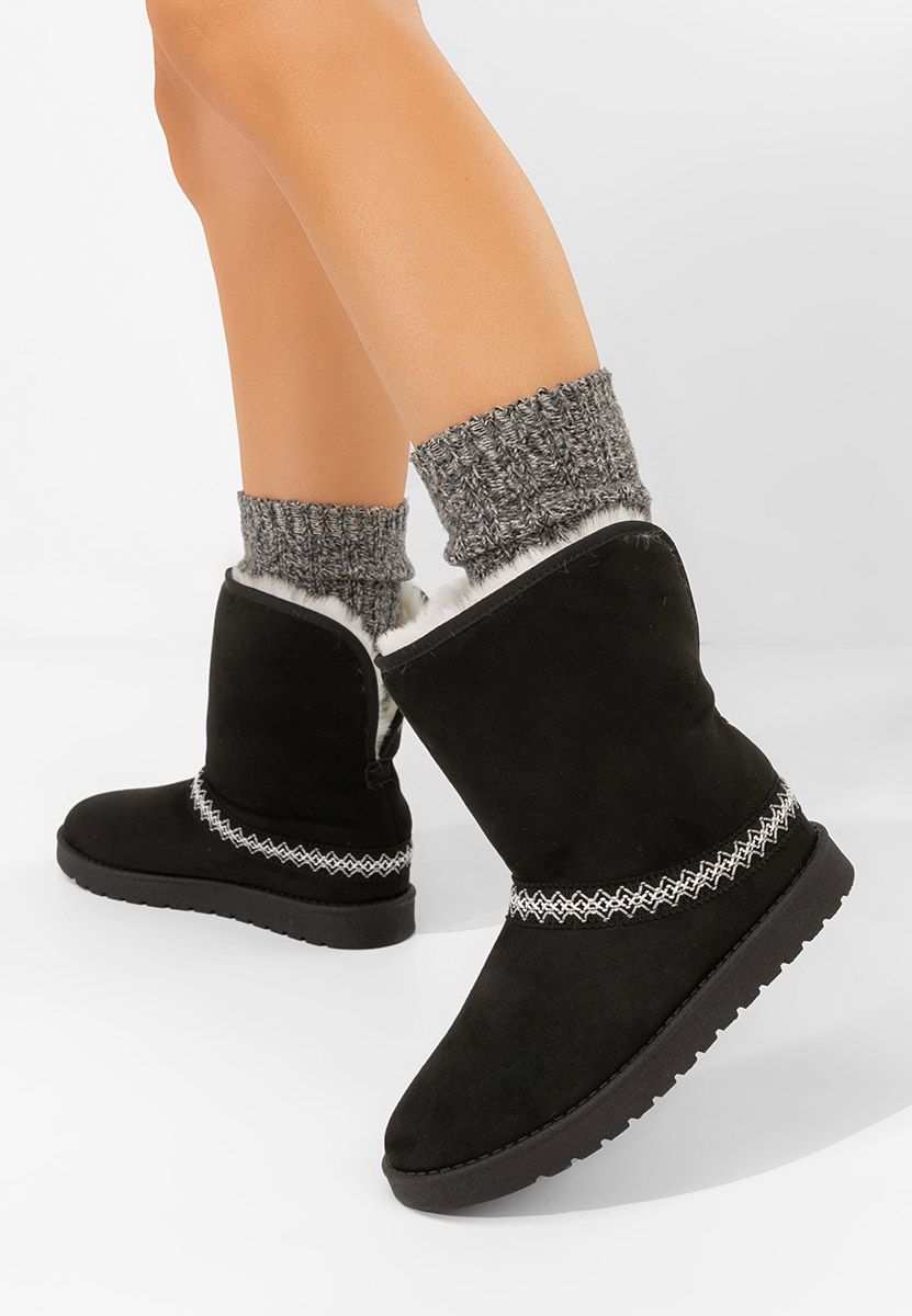 Stivaletti invernali donna Alura nero