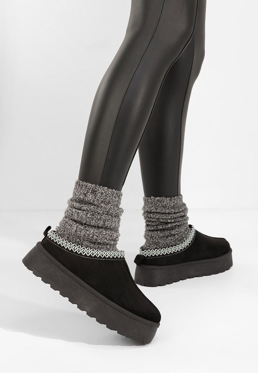 Ciabatte platform Esmie V5 nero