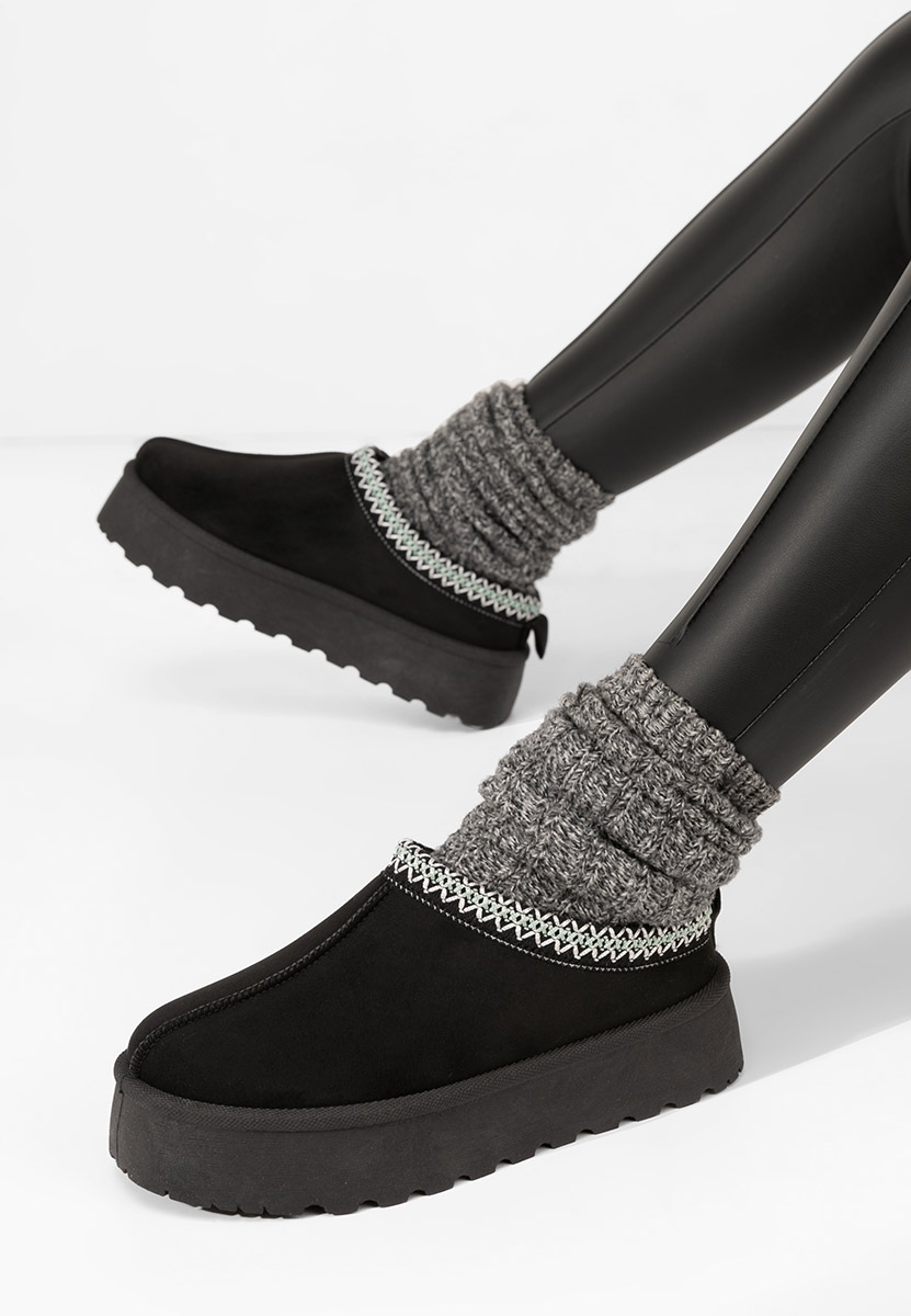 Ciabatte platform Esmie V5 nero