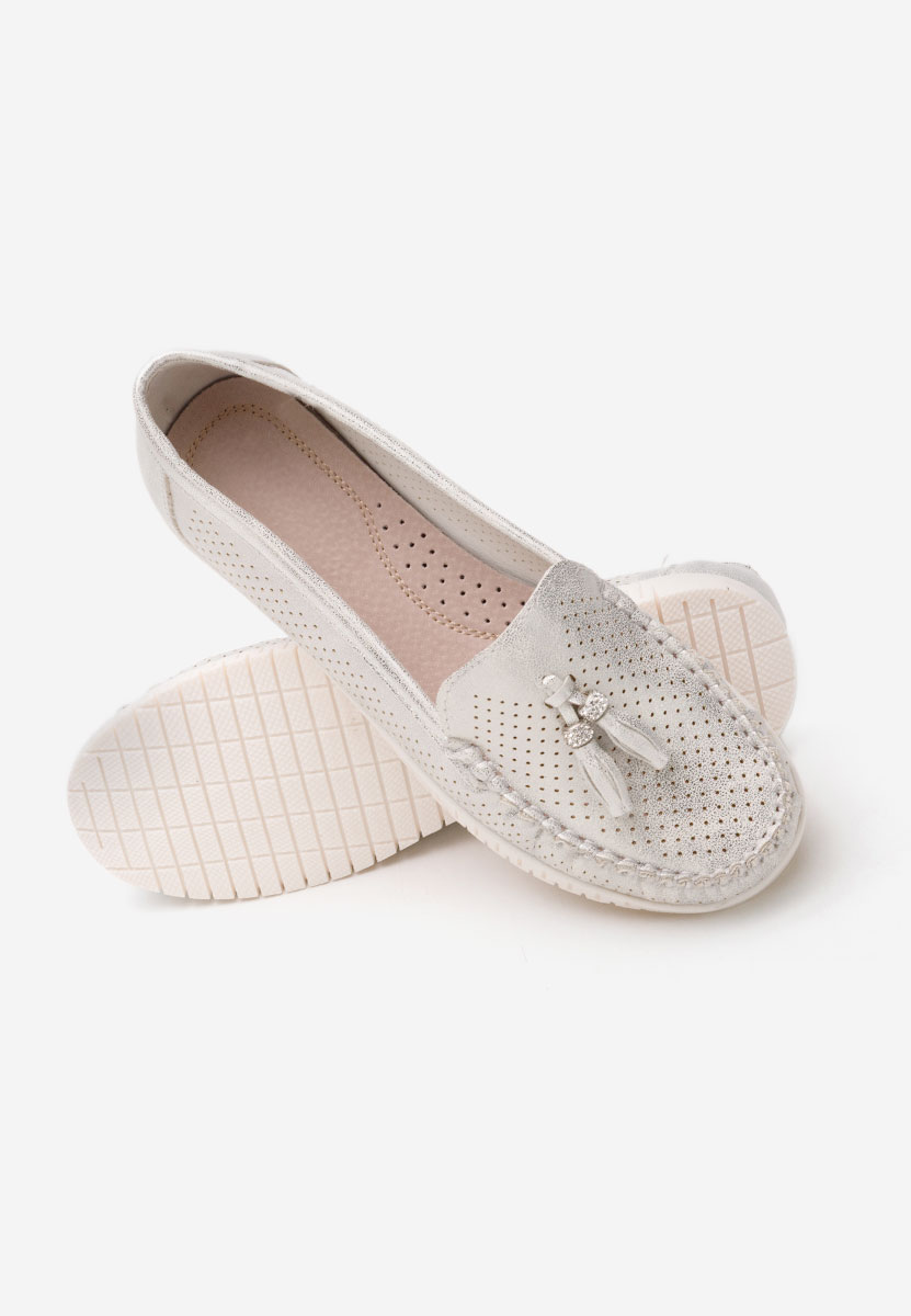 Mocassini da donna Sonja V2 bianchi