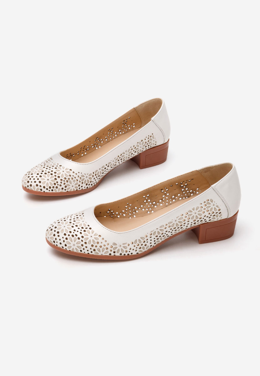 Décolleté tacco basso Admire Bianchi