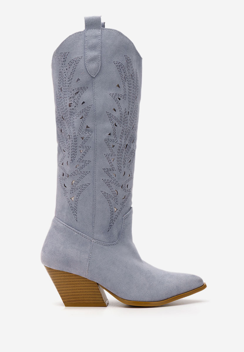 Stivali cowboy donna Indaia azzurro