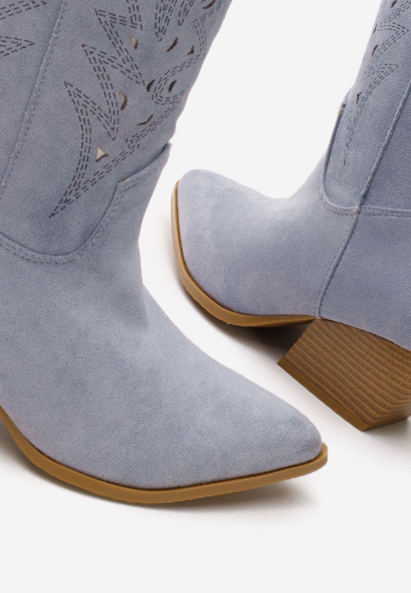 Stivali cowboy donna Indaia azzurro