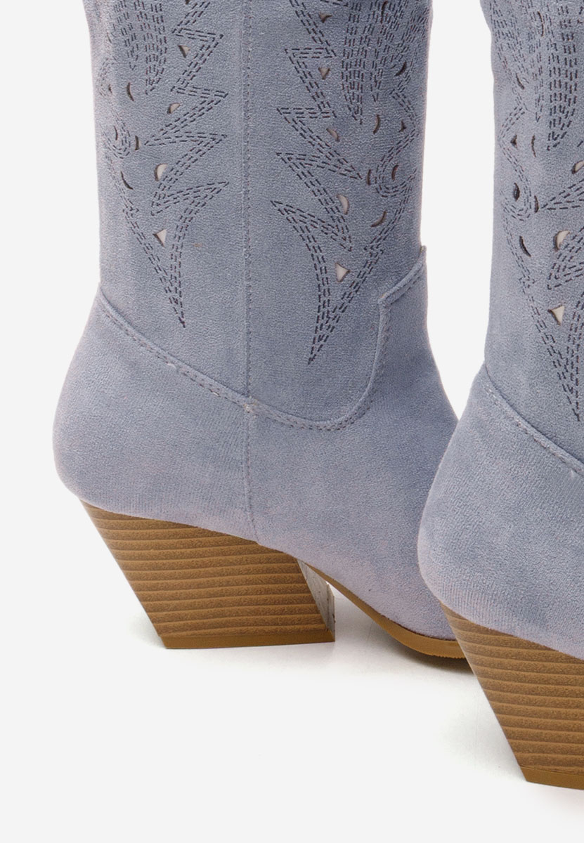 Stivali cowboy donna Indaia azzurro