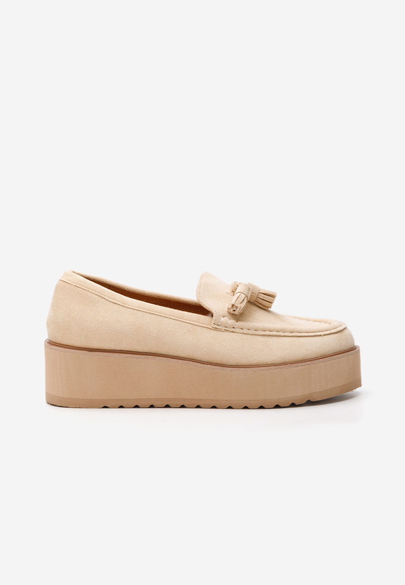 Mocassini donna platform Leondra V2 beige