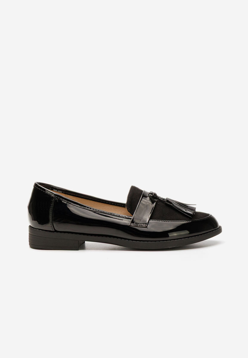 Mocassini donna eleganti Kayia nero