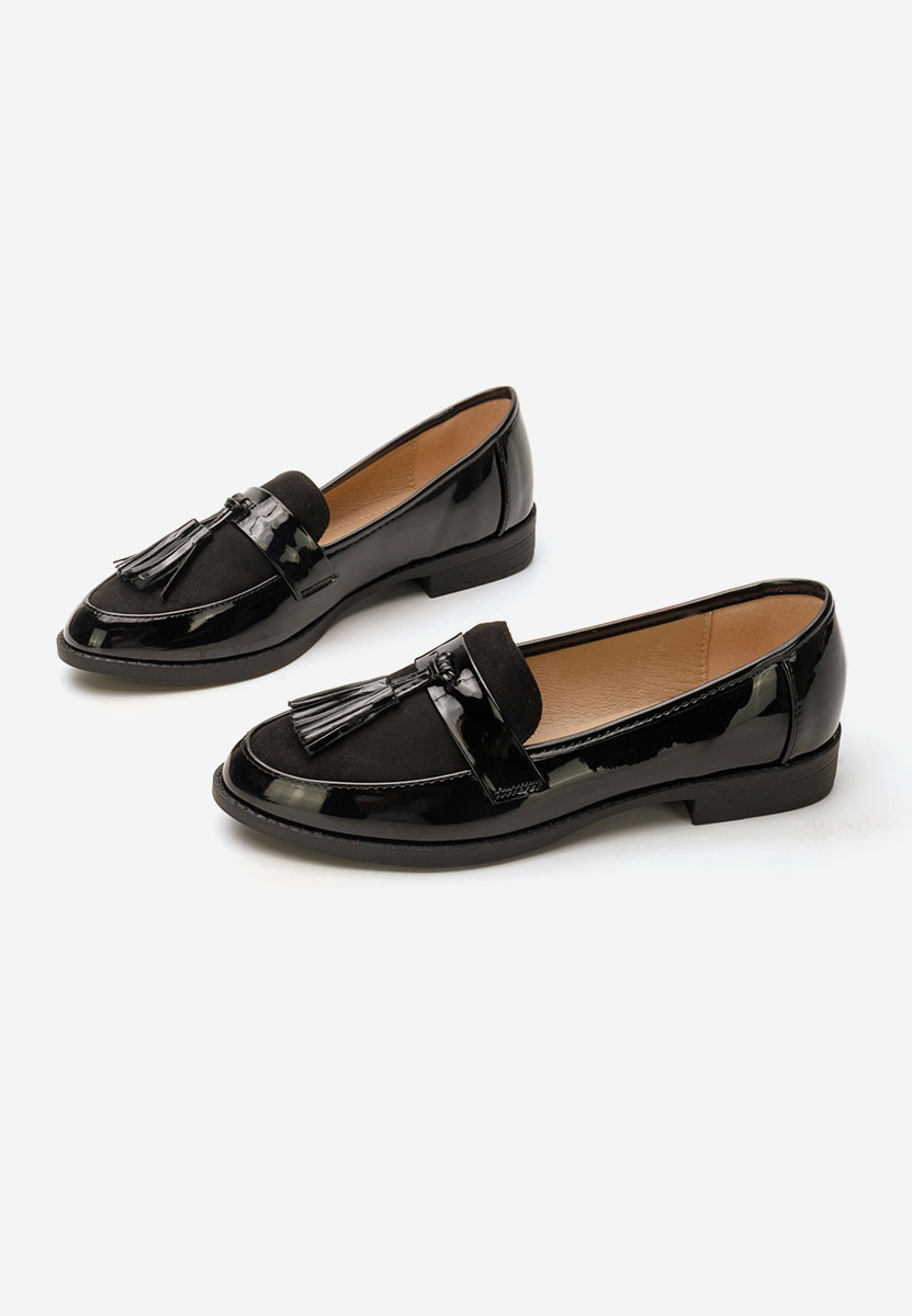 Mocassini donna eleganti Kayia nero