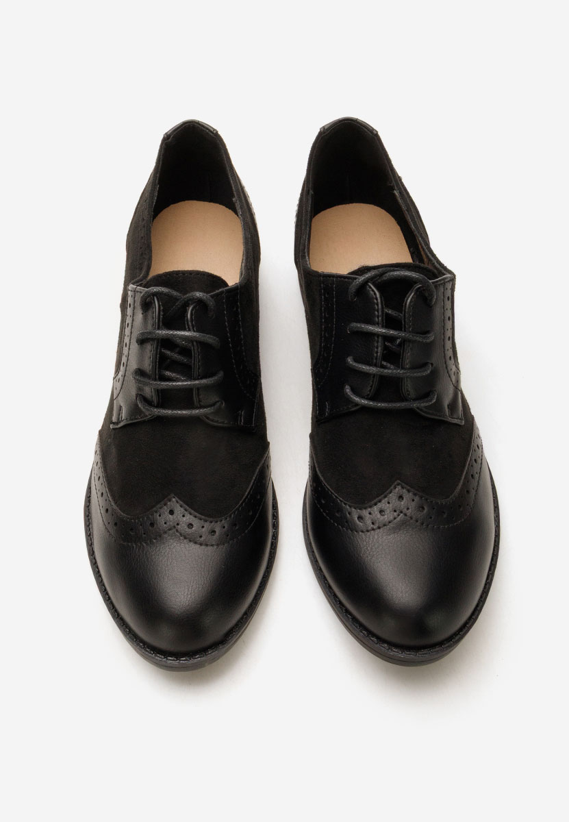 Scarpe brogue donna Aleena nero