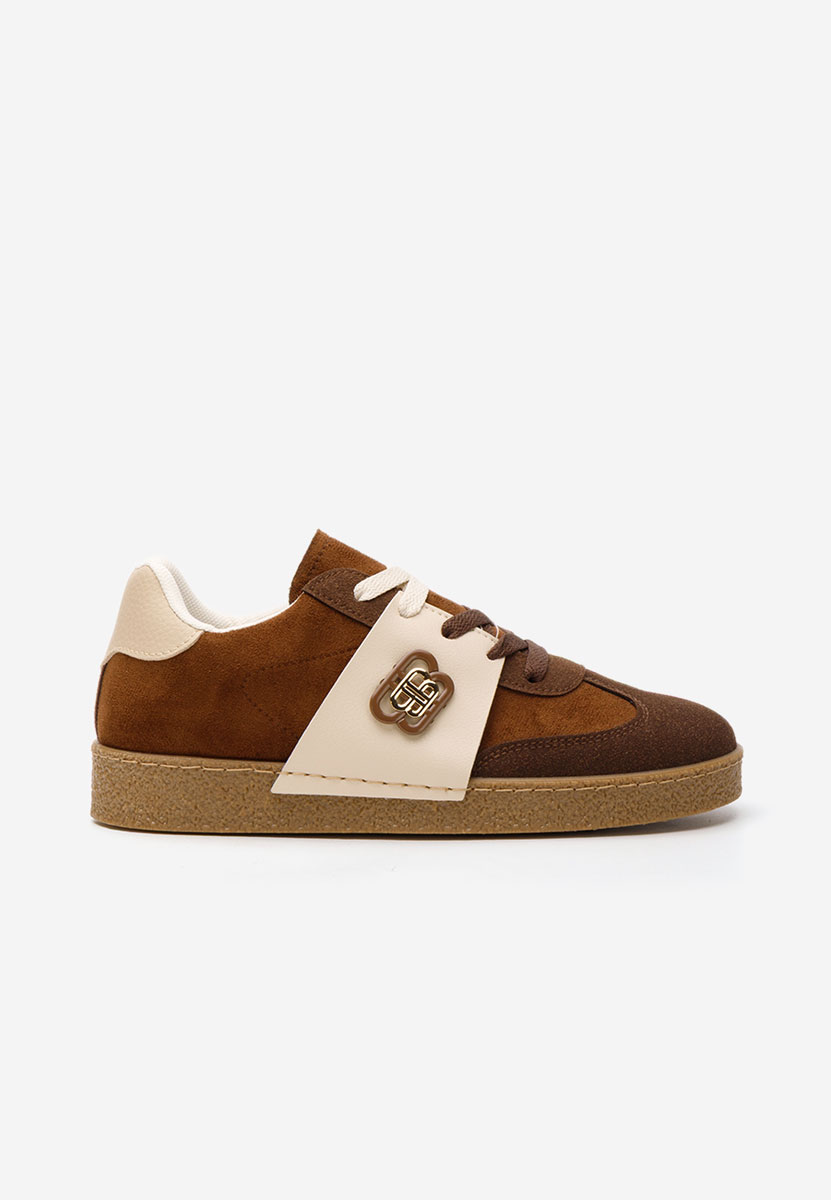 Sneakers donna Kathea marrone