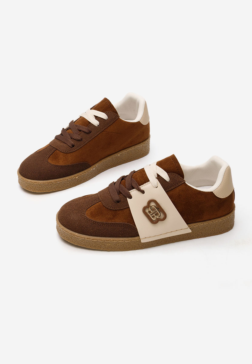 Sneakers donna Kathea marrone