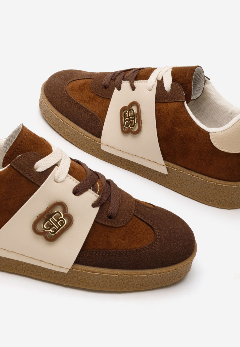 Sneakers donna Kathea marrone