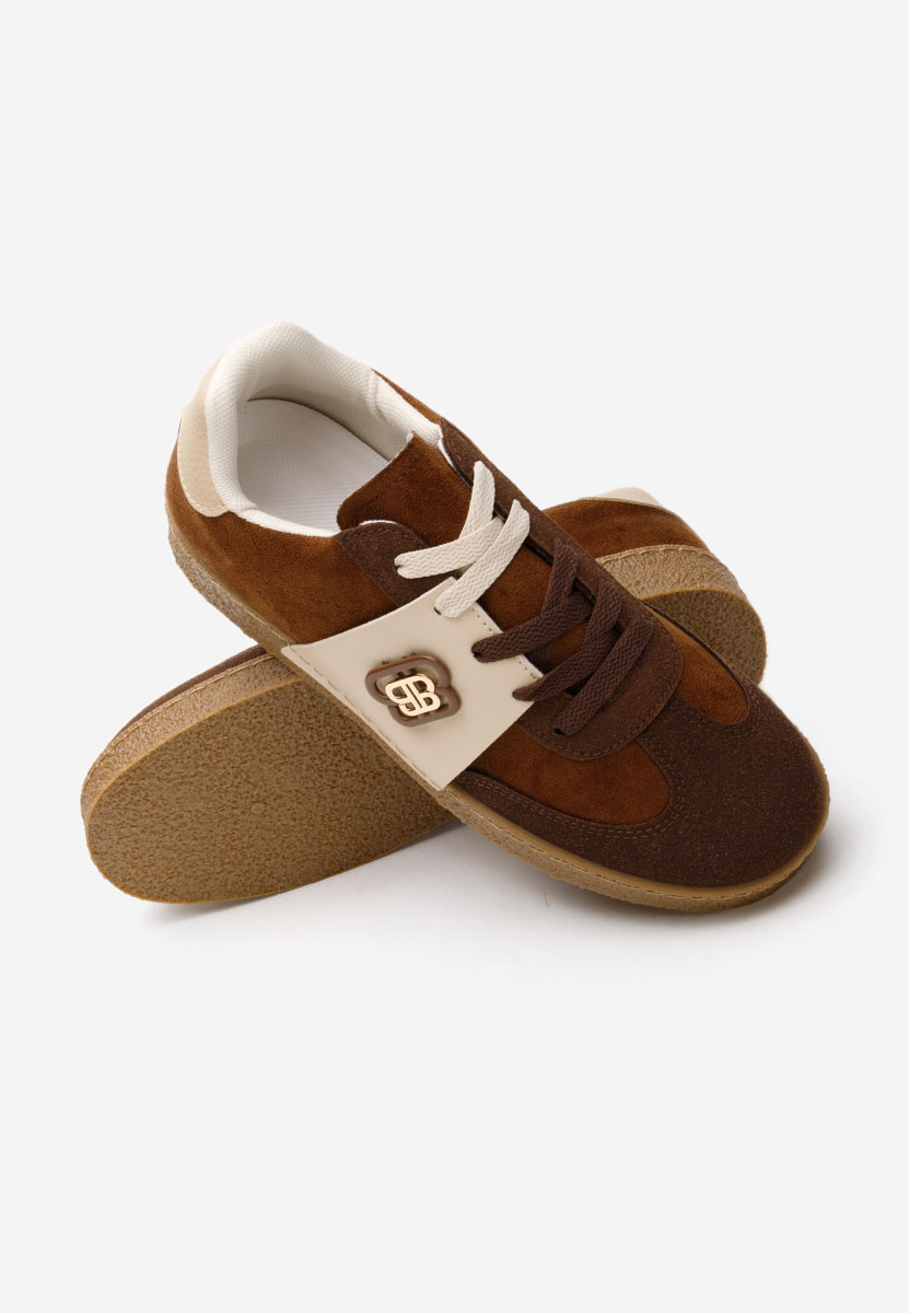 Sneakers donna Kathea marrone