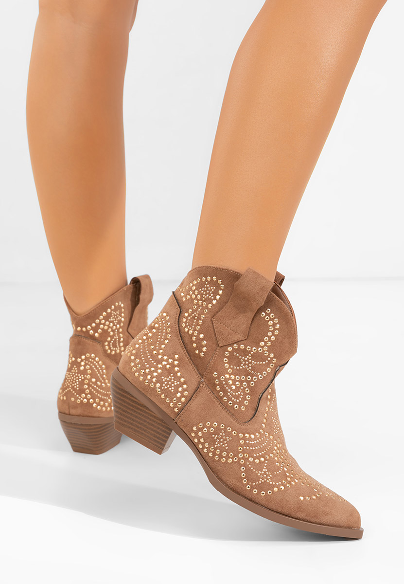 Stivaletti texani donna Ninna camel