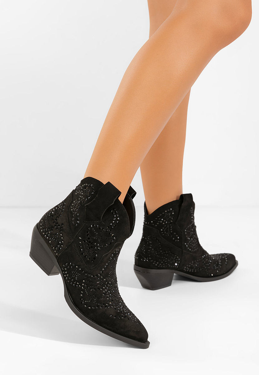 Stivaletti texani donna Ninna nero
