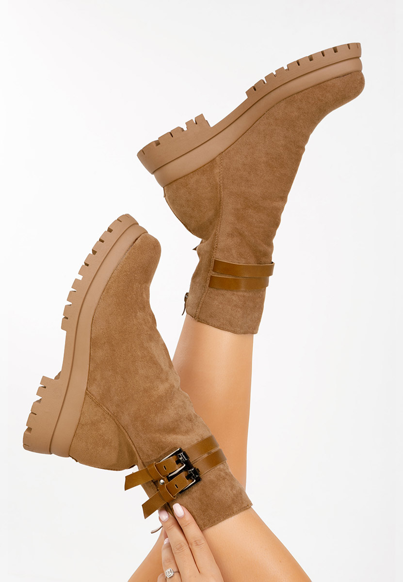 Stivale donna Semika camel