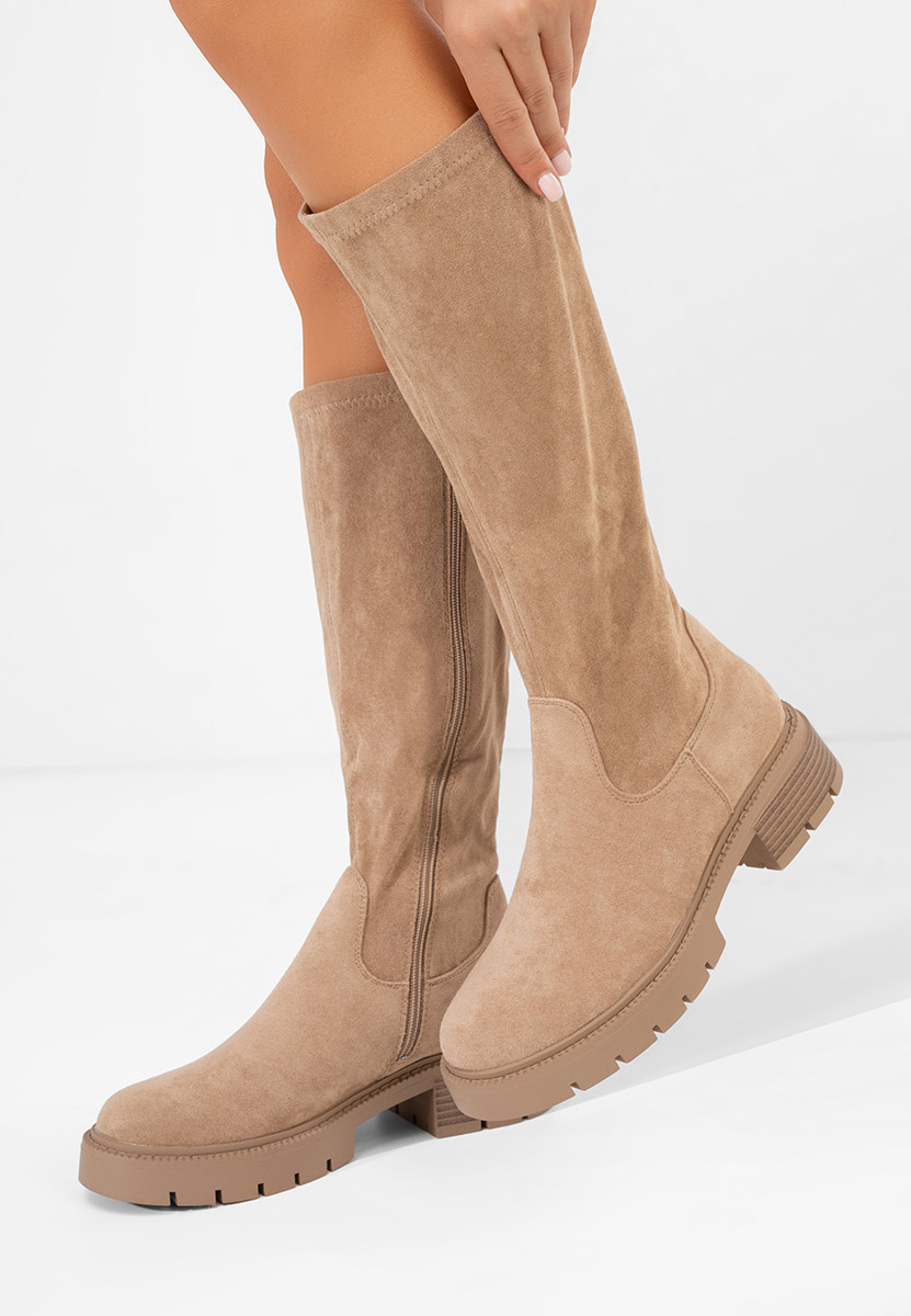 Stivali da donna Nicoua cachi