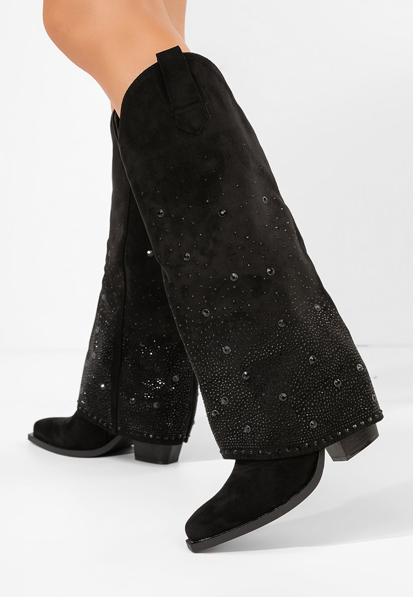 Stivali con tacco Millie nero