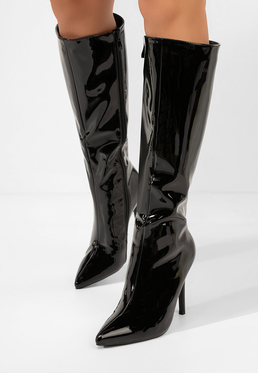 Stivali tacco a spillo Kiva nero