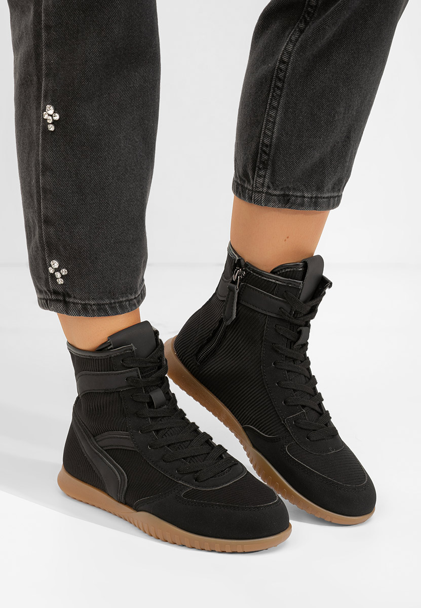 Scarpe da ginnastica High-Top Daine neroi Scarpe da ginnastica High-Top Daine neroi