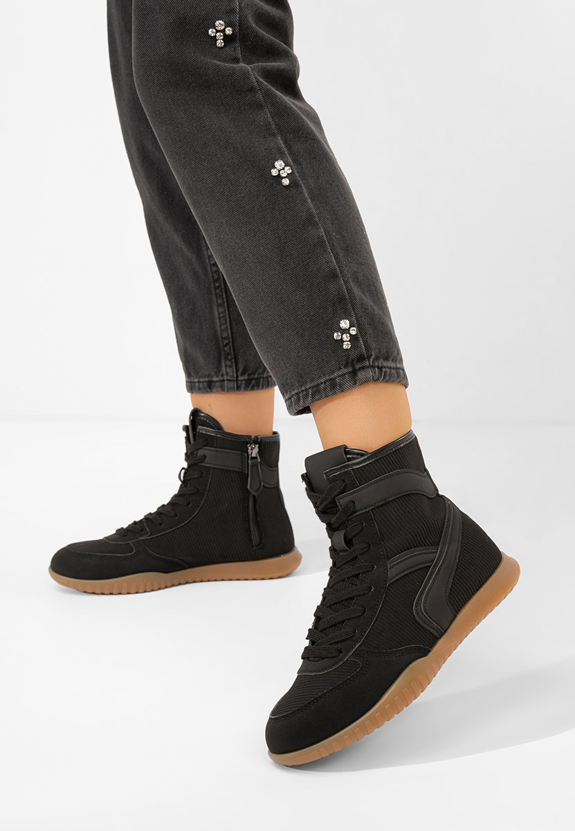 Scarpe da ginnastica High-Top Daine neroi Scarpe da ginnastica High-Top Daine neroi